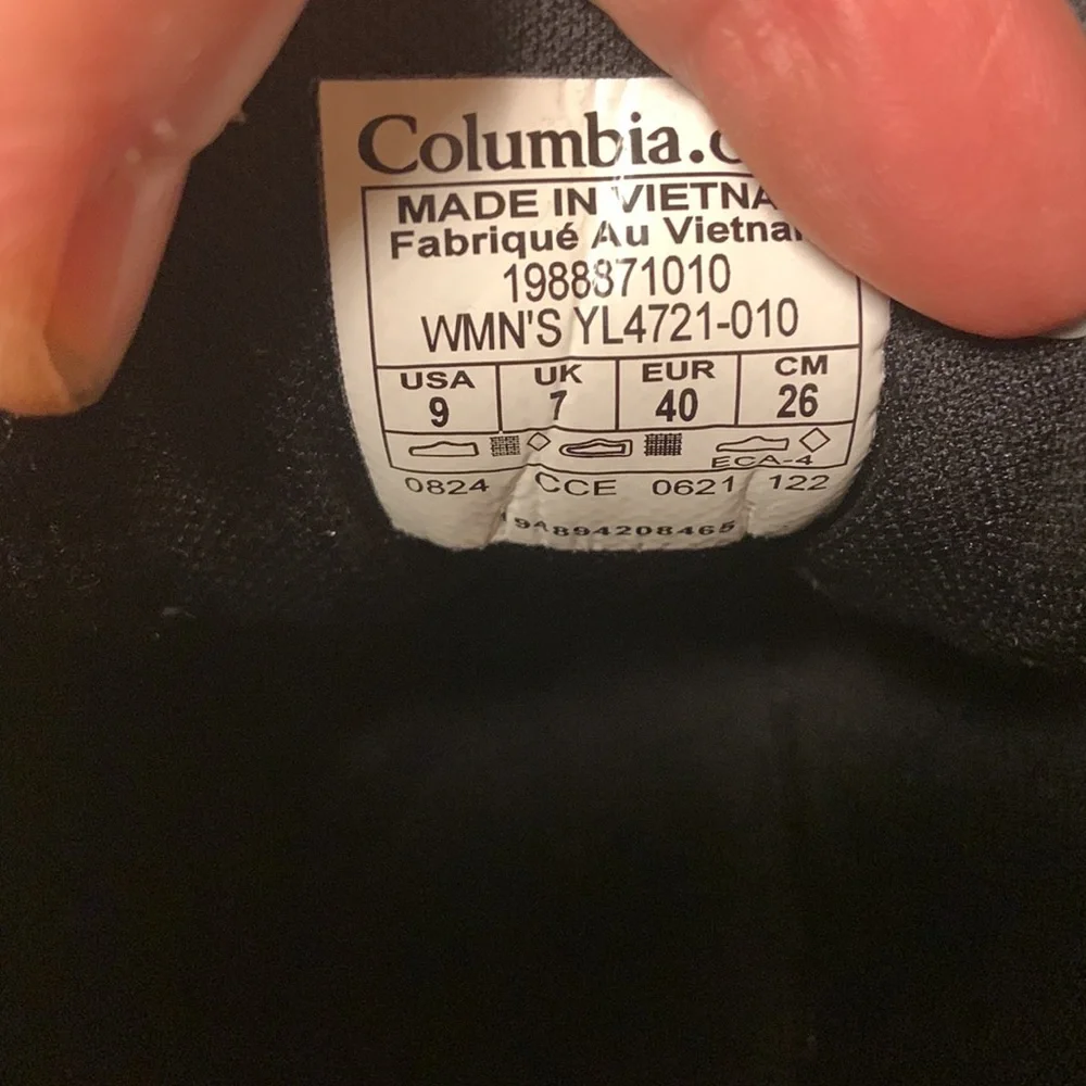 9 Columbia Vatana Basin Outdry Hiking Shoes Women's Size Waterproof YL4721 - Picture 4 of 5